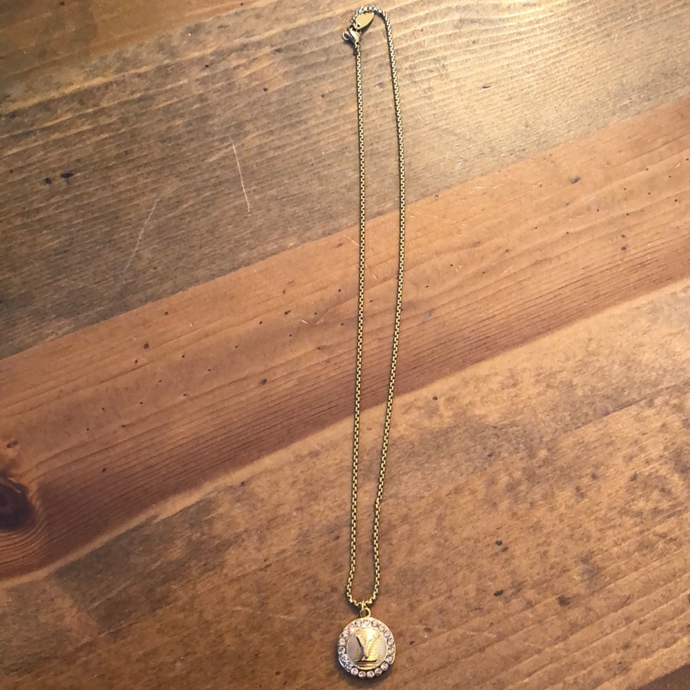 Vintage Louis Vuitton Button Necklace